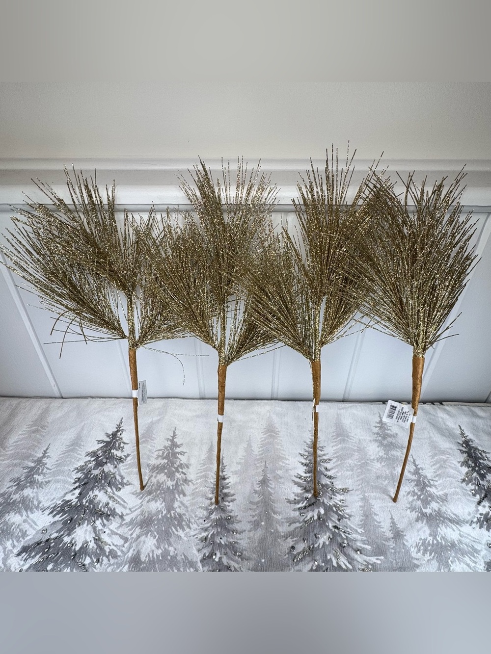 NEW Target Gold Glitter Christmas Decoritive Picks